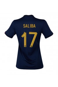 Fotbalové Dres Francie William Saliba #17 Dámské Domácí Oblečení MS 2022 Krátký Rukáv
